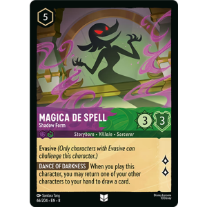 Magica De Spell - Shadow Form 66/204 Disney Lorcana TCG Reign of Jafar