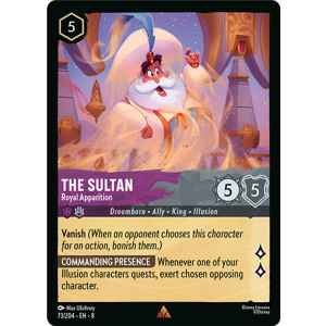 The Sultan - Royal Apparition 73/204 Disney Lorcana TCG Reign of Jafar