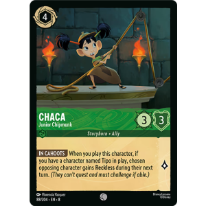 Chaca - Junior Chipmunk 88/204 Disney Lorcana TCG Reign of Jafar