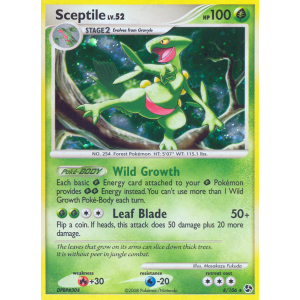 Rare Holo Sceptile 8/106 Pokemon TCG Diamond & Pearl Great Encounters