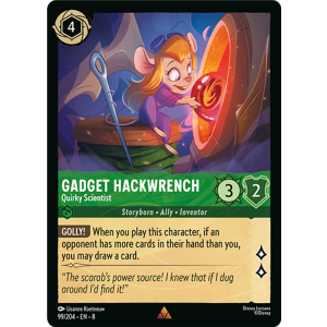 Gadget Hackwrench - Quirky Scientist 99/204 Disney Lorcana TCG Reign of Jafar