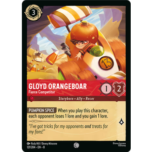 Gloyd Orangeboar - Fierce Competitor 121/204 Disney Lorcana TCG Reign of Jafar