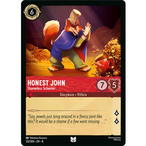 Honest John - Shameless Schemer 122/204 Disney Lorcana TCG Reign of Jafar