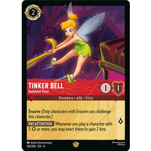 Legendary Tinker Bell - Insistent Fairy 136/204 Disney Lorcana TCG Reign of Jafar
