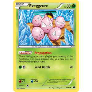 Exeggcute 4/116 Pokemon TCG Black & White Plasma Freeze