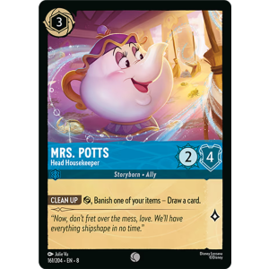 Mrs. Potts - Head Housekeeper 161/204 Disney Lorcana TCG Reign of Jafar