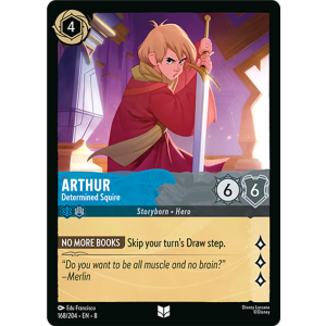 Arthur - Determined Squire 168/204 Disney Lorcana TCG Reign of Jafar