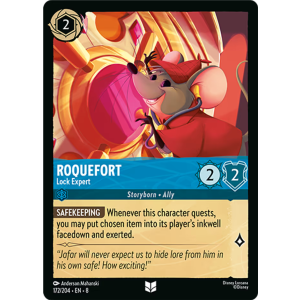 Roquefort - Lock Expert 172/204 Disney Lorcana TCG Reign of Jafar