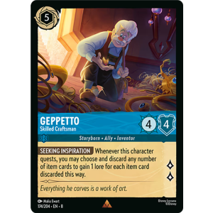 Geppetto - Skilled Craftsman 174/204 Disney Lorcana TCG Reign of Jafar