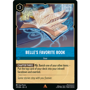 Belle's Favorite Book 179/204 Disney Lorcana TCG Reign of Jafar