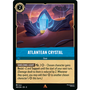 Atlantean Crystal 180/204 Disney Lorcana TCG Reign of Jafar