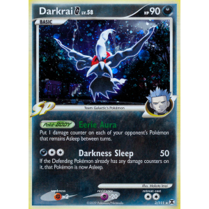 Rare Holo Darkrai G 3/111 Pokemon TCG Platinum Rising Rivals