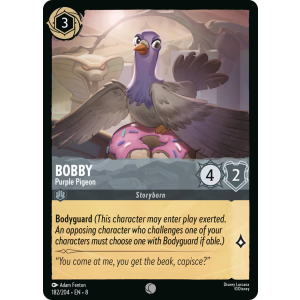 Bobby - Purple Pigeon 182/204 Disney Lorcana TCG Reign of Jafar