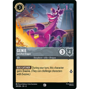 Genie - Satisfied Dragon 189/204 Disney Lorcana TCG Reign of Jafar