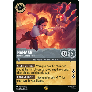 Legendary Namaari - Single-Minded Rival 198/204 Disney Lorcana TCG Reign of Jafar