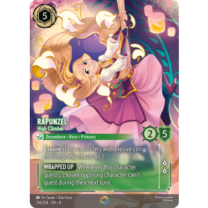 Enchanted Rapunzel - High Climber 214/204 Disney Lorcana TCG Reign of Jafar