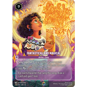 Enchanted Fantastical And Magical 212/204 Disney Lorcana TCG Reign of Jafar