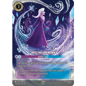 Enchanted Into the Unknown 213/204 Disney Lorcana TCG Reign of Jafar