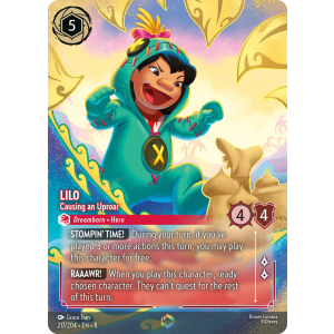 Enchanted Lilo - Causing an Uproar 217/204 Disney Lorcana TCG Reign of Jafar