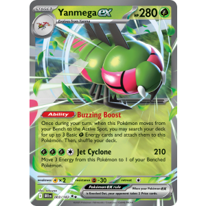 Double Rare Yanmega ex 3/182 Pokemon TCG Scarlet & Violet Destined Rivals