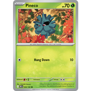 Pineco 4/182 Pokemon TCG Scarlet & Violet Destined Rivals