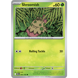 Shroomish 5/182 Pokemon TCG Scarlet & Violet Destined Rivals