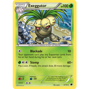 Exeggutor 5/116 Pokemon TCG Black & White Plasma Freeze