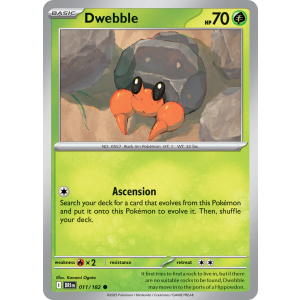 Dwebble 11/182 Pokemon TCG Scarlet & Violet Destined Rivals