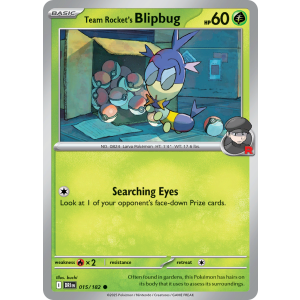 Team Rocket's Blipbug 15/182 Pokemon TCG Scarlet & Violet Destined Rivals