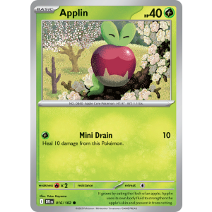 Applin 16/182 Pokemon TCG Scarlet & Violet Destined Rivals