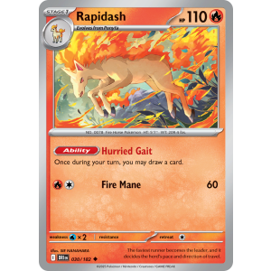 Rapidash 30/182 Pokemon TCG Scarlet & Violet Destined Rivals