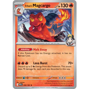 Ethan's Magcargo 36/182 Pokemon TCG Scarlet & Violet Destined Rivals