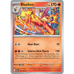 Blaziken 42/182 Pokemon TCG Scarlet & Violet Destined Rivals