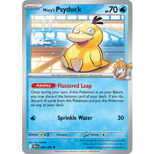 Misty's Psyduck 45/182 Pokemon TCG Scarlet & Violet Destined Rivals