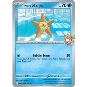 Misty's Staryu 46/182 Pokemon TCG Scarlet & Violet Destined Rivals