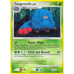 Rare Holo Tangrowth 10/106 Pokemon TCG Diamond & Pearl Great Encounters