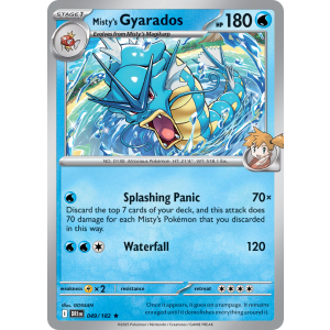 Misty's Gyarados 49/182 Pokemon TCG Scarlet & Violet Destined Rivals