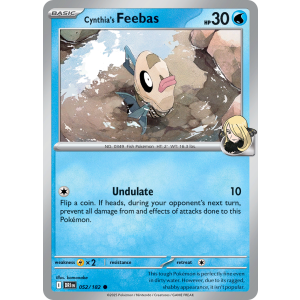 Cynthia's Feebas 52/182 Pokemon TCG Scarlet & Violet Destined Rivals