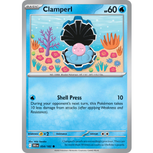 Clamperl 54/182 Pokemon TCG Scarlet & Violet Destined Rivals