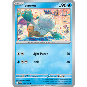 Snover 59/182 Pokemon TCG Scarlet & Violet Destined Rivals