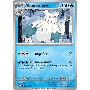 Abomasnow 60/182 Pokemon TCG Scarlet & Violet Destined Rivals