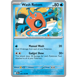Wash Rotom 61/182 Pokemon TCG Scarlet & Violet Destined Rivals