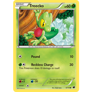 Treecko 6/116 Pokemon TCG Black & White Plasma Freeze