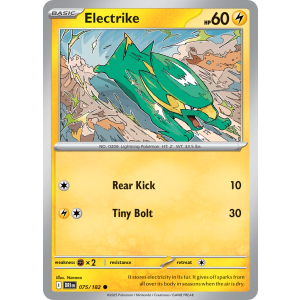 Electrike 75/182 Pokemon TCG Scarlet & Violet Destined Rivals