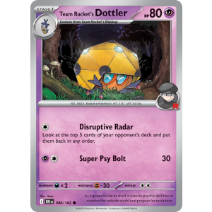 Team Rocket's Dottler 88/182 Pokemon TCG Scarlet & Violet Destined Rivals