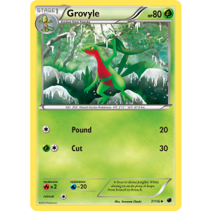 Grovyle 7/116 Pokemon TCG Black & White Plasma Freeze