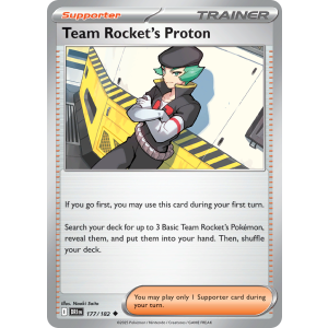 Team Rocket's Proton 177/182 Pokemon TCG Scarlet & Violet Destined Rivals