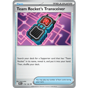 Team Rocket's Transceiver 178/182 Pokemon TCG Scarlet & Violet Destined Rivals