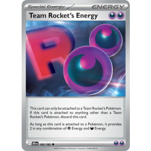 Team Rocket's Energy 182/182 Pokemon TCG Scarlet & Violet Destined Rivals