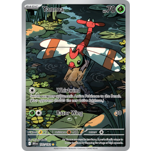 Illustration Rare Yanma 183/182 Pokemon TCG Scarlet & Violet Destined Rivals